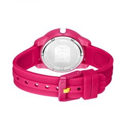 Montre enfant lacoste mini tennis silicone rose - juniors - edora - 3