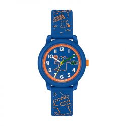 Montre enfant lacoste 12.12 kids bleu silicone bleu - juniors - edora - 0