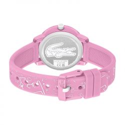 Montre enfant lacoste 12.12 kids rose silicone rose - juniors - edora - 2