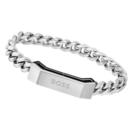 Bracelet or & argent, bracelet plaqué or, bracelet cuir & tissu (39) - plus-de-bracelets-hommes - edora - 2