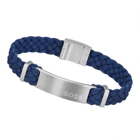 Bracelet or & argent, bracelet plaqué or, bracelet cuir & tissu (26) - plus-de-bracelets-hommes - edora - 2