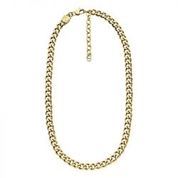 Chaîne homme 48cm fossil bold chains acier doré - chaines - edora - 3