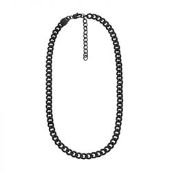 Chaîne homme 48cm fossil bold chains acier noir - chaines - edora - 3