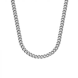 Chaîne homme 48cm fossil bold chains acier argenté - chaines - edora - 0