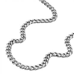 Chaîne homme 48cm fossil bold chains acier argenté - chaines - edora - 4