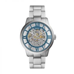 Montre automatique homme fossil townsman acier argenté - automatiques - edora - 0