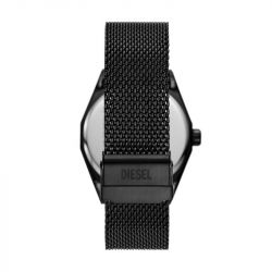 Montre homme diesel spiked noir acier noir - analogiques - edora - 3