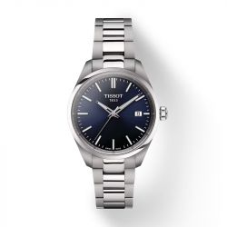 Montre homme tissot pr 100 bleu acier argenté - analogiques - edora - 0