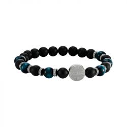 Bracelet beads homme jourdan yasur onyx et Œil de tigres - beads - edora - 0