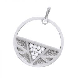 Pendentif femme les cadettes ibiza prÉcieuse laiton argenté - pendentifs - edora - 1