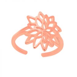 Bague femme les cadettes nÉnuphar laiton doré rose - plus-de-bagues-femmes - edora - 0