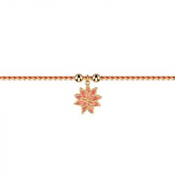 Bracelet femme les cadettes coral pampilles fleur de lotus laiton doré - plus-de-bracelets-femmes - edora - 0