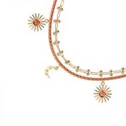 Colliers & chaines : collier or, collier plaqué or & argent (9) - plus-de-colliers-femmes - edora - 2