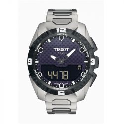 Montre Chronographe Solaire Ana-Digitale TISSOT T-TOUCH SOLAR Titane