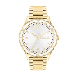 Montre femme calvin klein sport acier doré 25200099 - analogiques - edora - 0