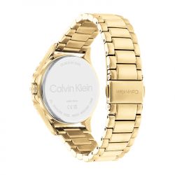 Montre femme calvin klein sport acier doré 25200099 - analogiques - edora - 3