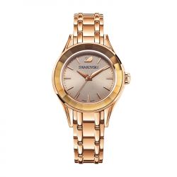 Montre femme swarovski alegria acier doré rose - analogiques - edora - 0