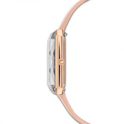 Montre femme swarovski uptown cuir rose - analogiques - edora - 3