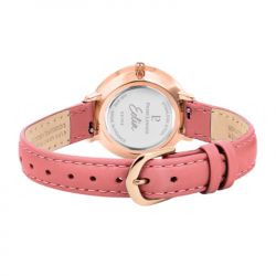 Montre femme pierre lannier eolia cuir rose - analogiques - edora - 1