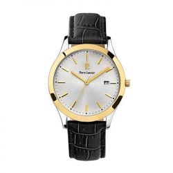 Montre homme pierre lannier classique cuir noir - analogiques - edora - 0