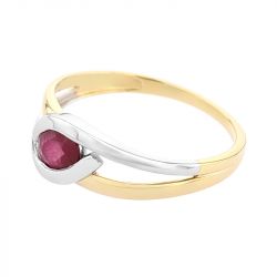 Bague homme & bague femme - bague argent, solitaire, or & or rose (7) - solitaires - edora - 2