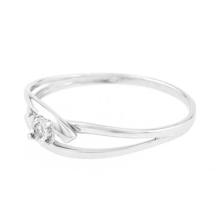 Bague solitaire: solitaire femme & bague solitaire diamant femme (10) - bagues-or-375-1000 - edora - 2