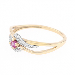 Bague homme & bague femme - bague argent, solitaire, or & or rose (43) - solitaires - edora - 2