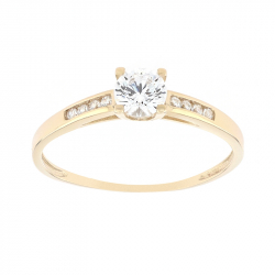 Bague homme & bague femme - bague argent, solitaire, or & or rose (13) - bagues-femmes - edora - 2