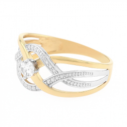 Bague homme & bague femme - bague argent, solitaire, or & or rose (24) - bagues-femmes - edora - 2