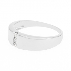 Bague homme & bague femme - bague argent, solitaire, or & or rose (3) - plus-de-bagues-femmes - edora - 2