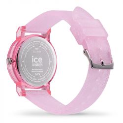 Montre enfant s ice watch learning pink glitter silicone rose pailleté - juniors - edora - 2