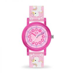 Montre enfant s ice watch learning pink unicorn nylon rose - juniors - edora - 0