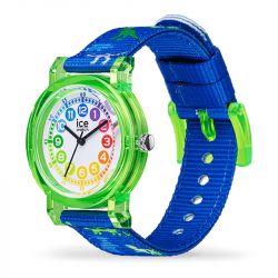 Montre enfant s ice watch learning green dinosaur nylon bleu - juniors - edora - 1