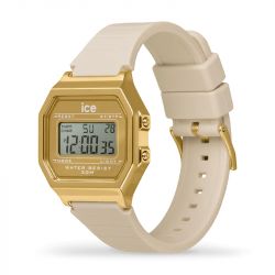 Montre digitale femme s ice watch digit retro white silicone almond skin - digitales - edora - 1