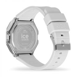 Montre digitale femme s ice watch digit retro metal silver silicone blanc - digitales - edora - 3