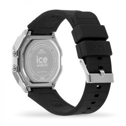 Montre digitale femme s ice watch digit retro metal silver silicone noir - digitales - edora - 3