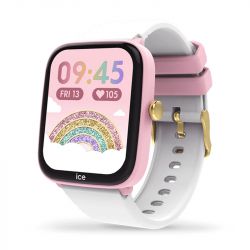 Montre connectée enfant s ice watch smart junior 2.0 pink white silicone blanc - juniors - edora - 1