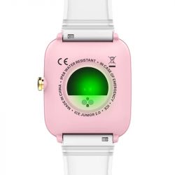 Montre connectée enfant s ice watch smart junior 2.0 pink white silicone blanc - juniors - edora - 3