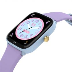 Montre connectée enfant s ice watch smart junior 2.0 soft blue purple​​​​​​​ silicone violet - juniors - edora - 2