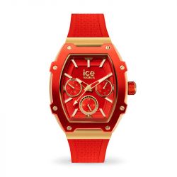 Montre femme ice watch boliday passion red silicone rouge - analogiques - edora - 0