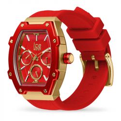 Montre femme ice watch boliday passion red silicone rouge - analogiques - edora - 1