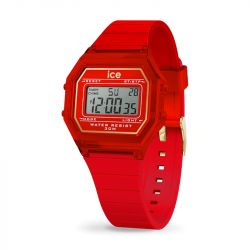 Montre digitale femme s ice watch digit retro red passion silicone rouge - digitales - edora - 0