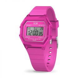 Montre digitale femme s ice watch digit retro neon pink silicone rose - digitales - edora - 0