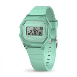 Montre digitale femme s ice watch digit retro azure blue silicone turquoise - digitales - edora - 0