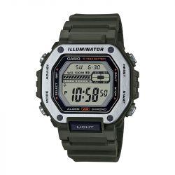 Montre digitale homme casio standard résine vert - digitales - edora - 0