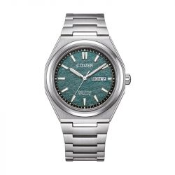 Montre homme solaire eco-drive citizen super titanium acier argenté - aw0130-85xe - solaires - edora - 0