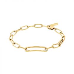 Bracelet Femme Calvin Klein Timeless Asymmetrical Elegance en Acier Doré - 35000543