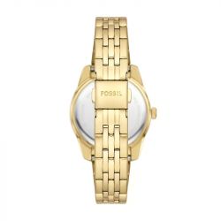 Montre femme fossil scarlette analogique acier doré es5338 - montres-femme - edora - 1