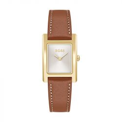 Montre femme boss lucy cuir marron 1502742 - montres-femme - edora - 0