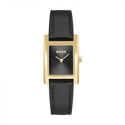 Montre femme boss lucy cuir noir 1502742 - montres-femme - edora - 0